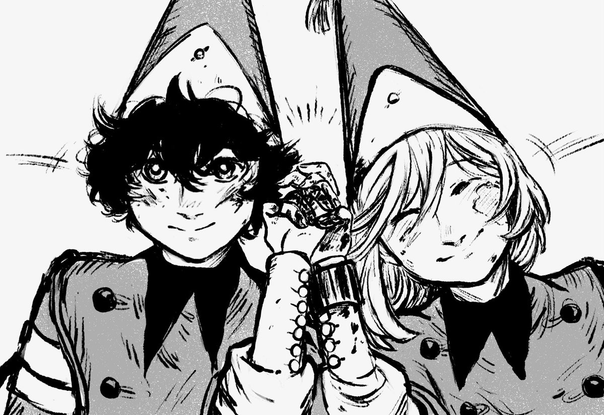 Hello_ducky143's tweet image. Here’s the manga panel/uncolored version #witchhatatelier #arkco #とんがり帽子のアトリ絵