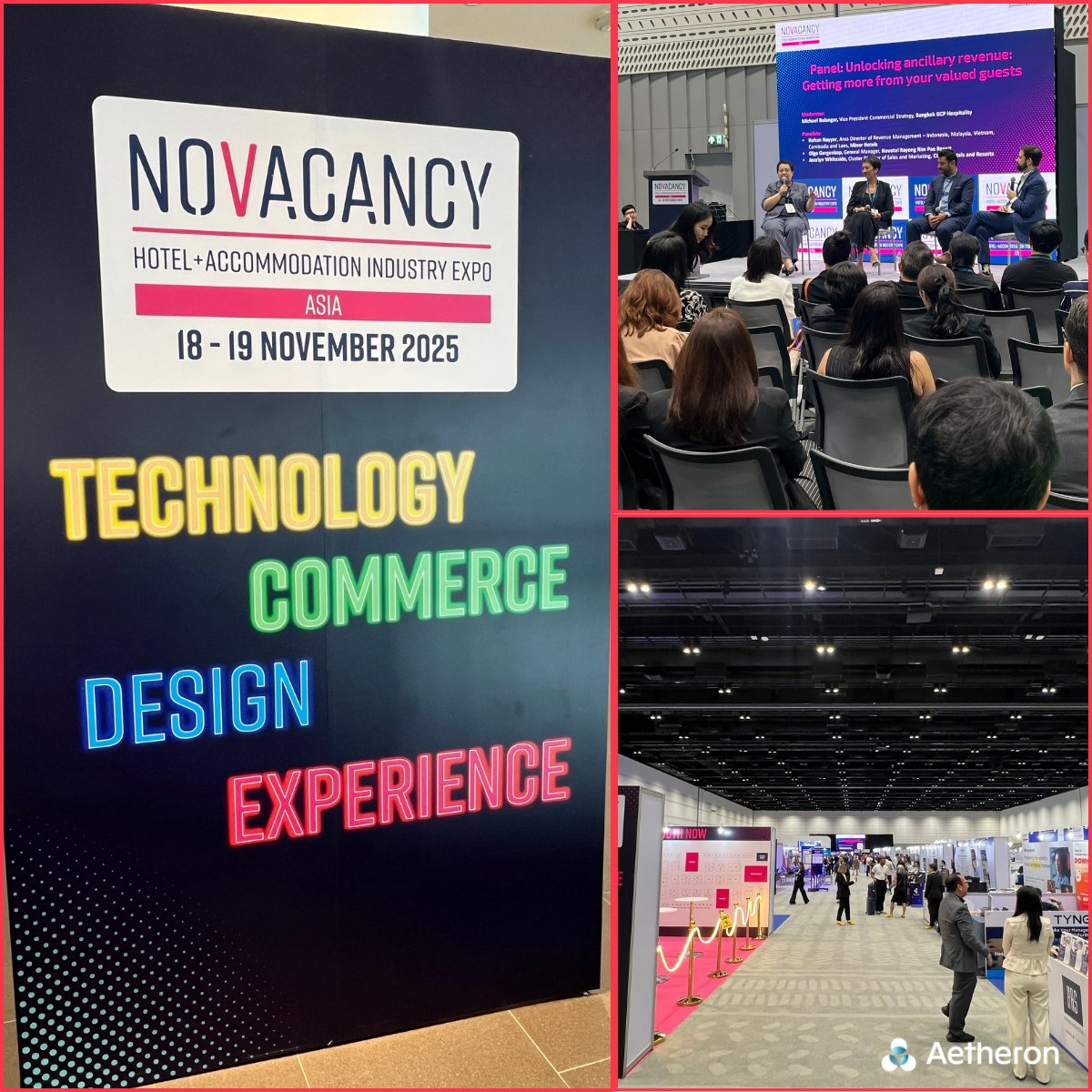 Aetheronhq's tweet image. Aetheron attended NoVacancy Asia Hotel + Accommodation Industry EXPO and the #AI shift in #hospitality is real.

Hotels are not just curious about AI anymore. They are actually using it.

We met with clients, hotel operators and tech partners to see what is really working in…