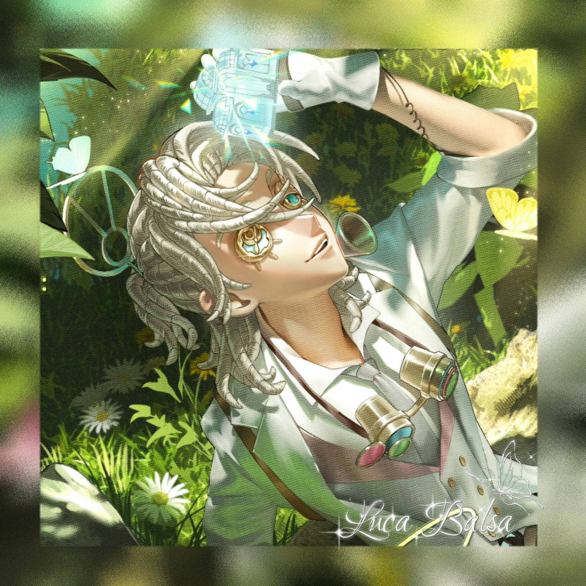 IDV_Lucabalsa's tweet image. 「𝓛𝓾𝓬𝓪𝓑𝓪𝓵𝓼𝓪」

最初の出会いは朝もやの小径で  
一輪の花がその名を教えてくれた  
その名は――「真理」

ウェイボー超話
専用壁紙

PS：壁紙のアバターとして使えるし、商用には使えないよ！
#第五人格 #囚人