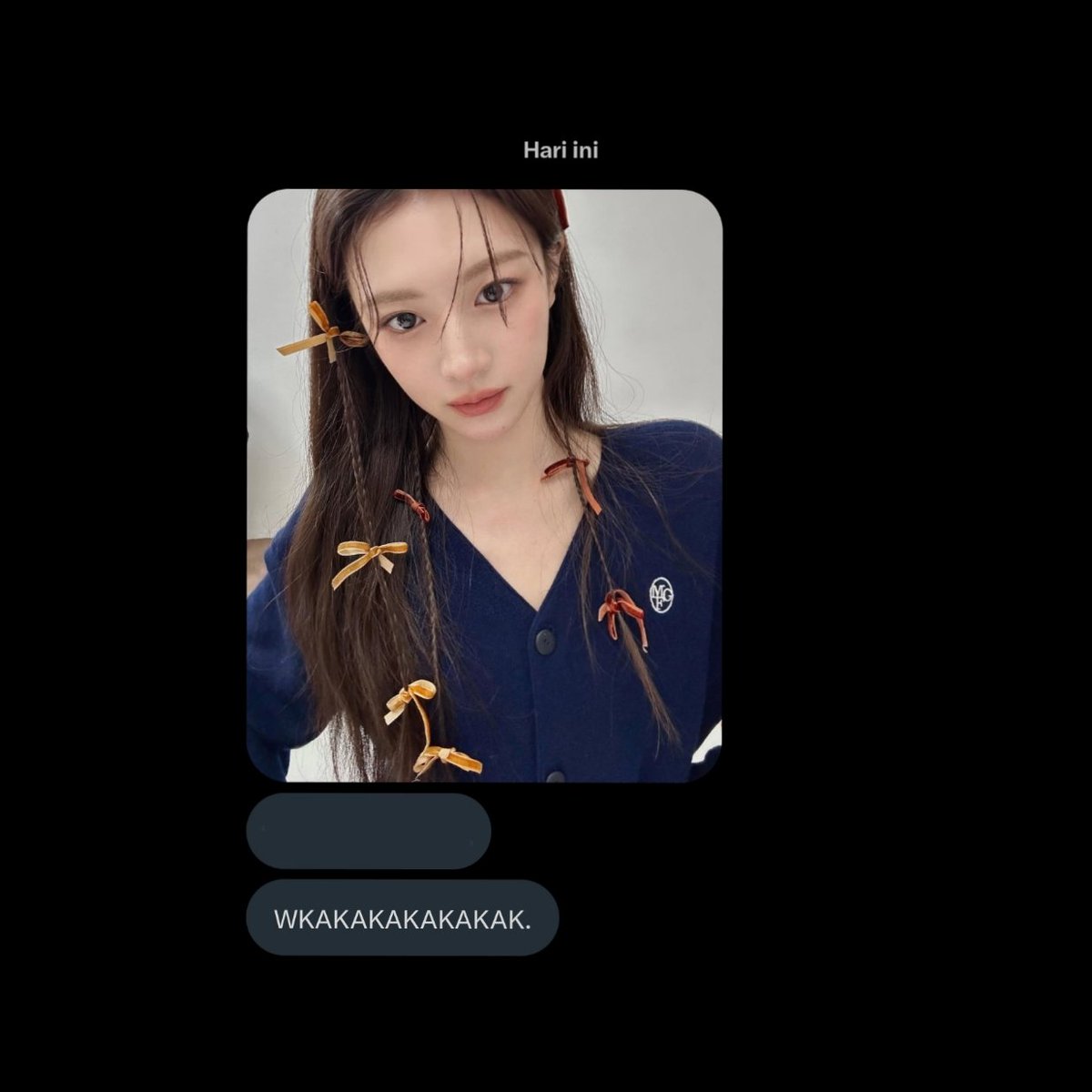 Looks sweet and delicate, but once you know her, her laugh is explosive.