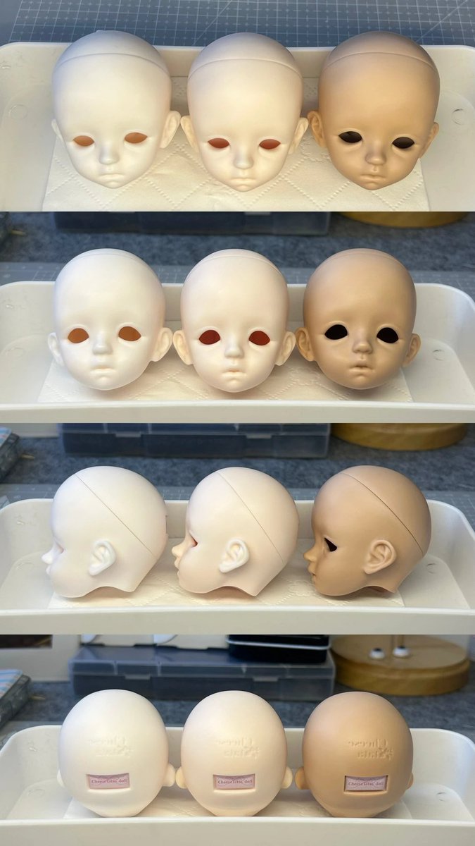 Note_BJD's tweet image. ⚡️ Cheeses’Doll
✅ Air 尔尔 ( erer / 에어 얼얼 )
➡️ 1/6
⏰ 2025.11.21. 21:00 (KST) ~ 12.1.
⏳ 15일 소요 (12.1.이후 순서대로)
1️⃣ 머리둘레 16.2cm
2️⃣ 목둘레 5.8cm
3️⃣ 안구 12-14/6mm