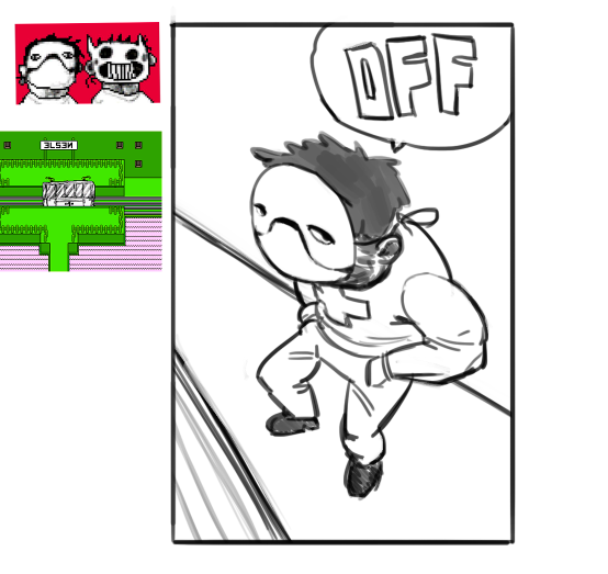 not sure if I should color or finish this Zacharie. #offgame