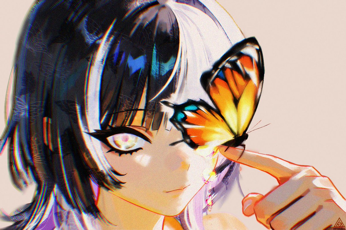 Hamaxade's tweet image. Butterfly  #ShiorinSketch