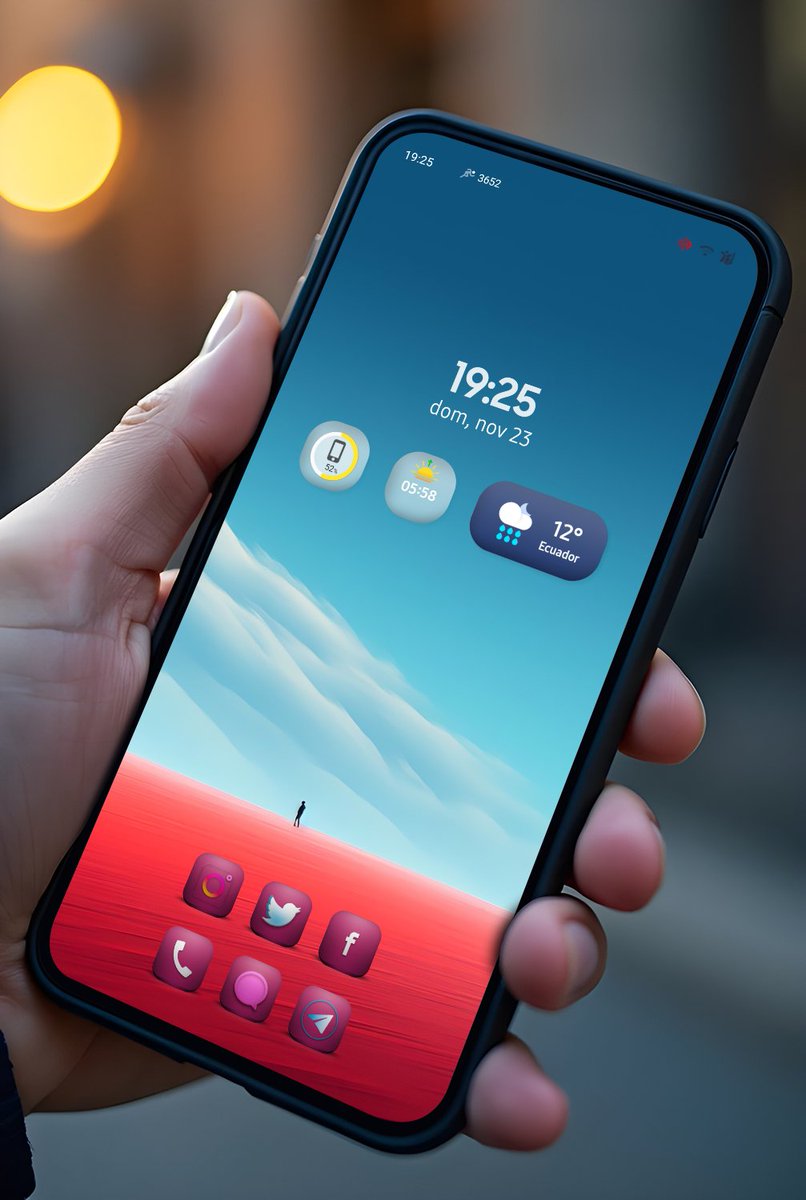 Wallpaper <a href="/Ahmadansari2233/">AhMad 𝕏 Ansari</a> 
Barra de estado <a href="/adrinkoff/">adrinkoff</a> 
Widget <a href="/AndroidTools3/">Android Tools 4U</a> 
Iconos crédito al autor