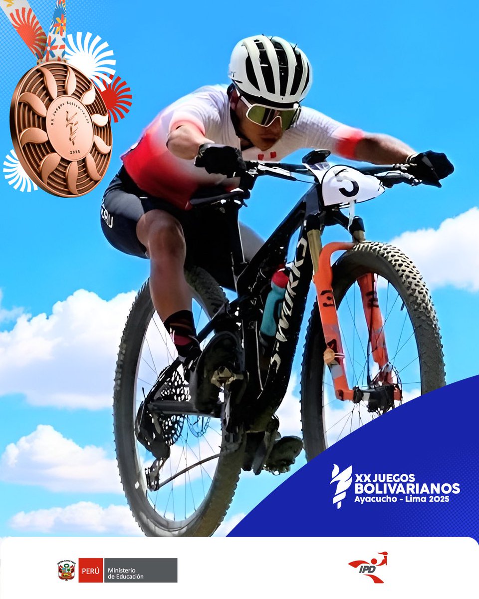 El ciclismo de montaña nos llenó de orgullo en los XX Juegos Bolivarianos Ayacucho–Lima 2025. En el imponente Cerro Campanayoc, a más de 2700 m de altura, nuestros guerreros Max Loa y Edson Serrano dejaron alma, piernas y corazón para regalarle al país dos nuevas alegrías.