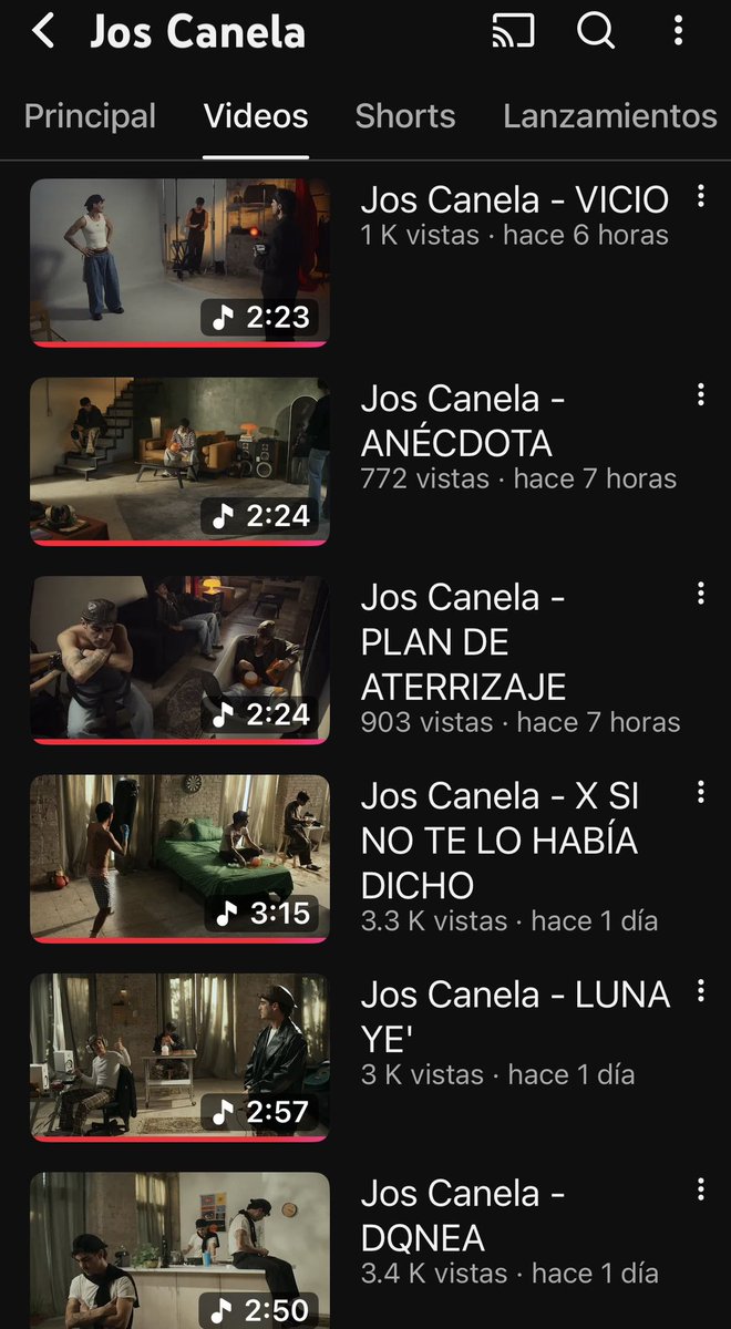 📊|| <a href="/JosDice/">Jos Canela</a> lanzó 6/6 videoclips de su EP “  X SI NO TE LO HABÍA DICHO” 

¿Cuál fue tu favorito? 

🖇️ youtube.com/@joscanelaofic…