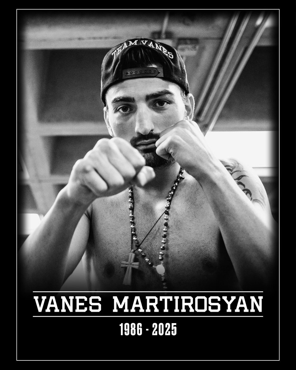 premierboxing's tweet photo. We are deeply saddened by the passing of longtime PBC fighter, 2004 Olympian, and decorated boxer Vanes Martirosyan following his two-year battle with skin cancer. We extend our heartfelt condolences to his family and loved ones. He will be sorely missed.

Rest in peace, Vanes. https://t.co/58ORirQbyZ