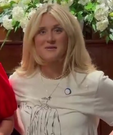 "Embrace the face that God gave you."

Riley Gaines.