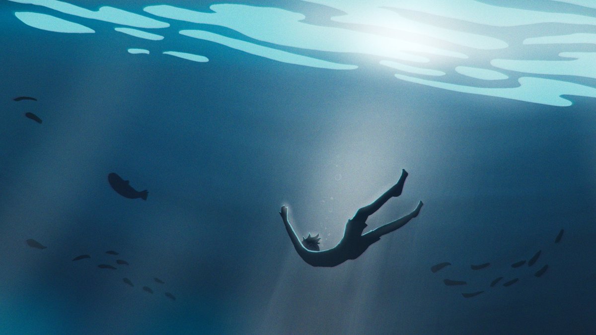 Sinking into the blue