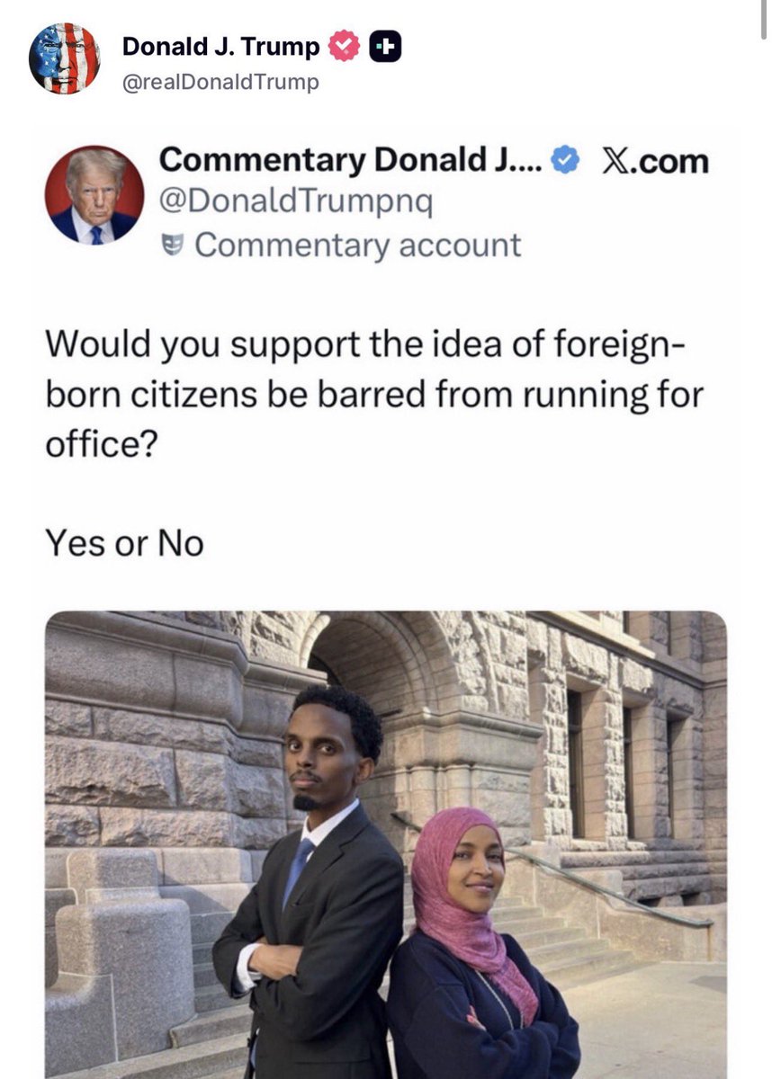 GuntherEagleman's tweet image. 🚨Trump just posted this!

Would you?