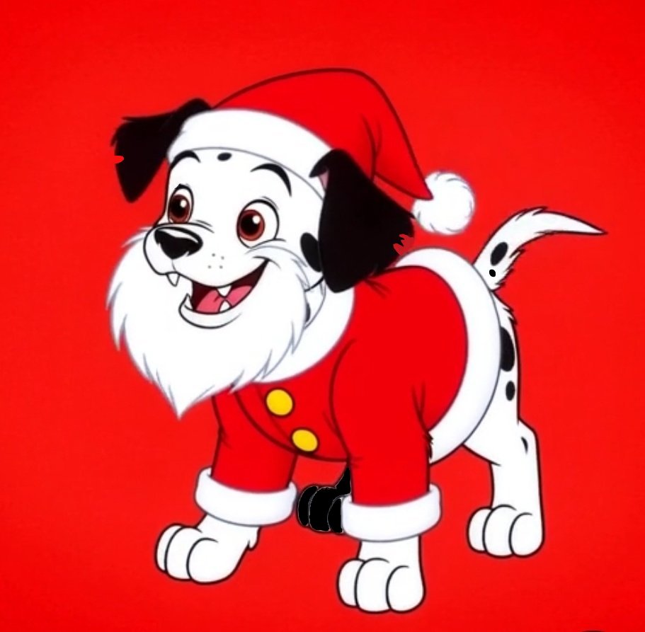 Whizzer_Dalmati's tweet image. Me as santa paws! 

Credit goes to @Lucky101Dalmati