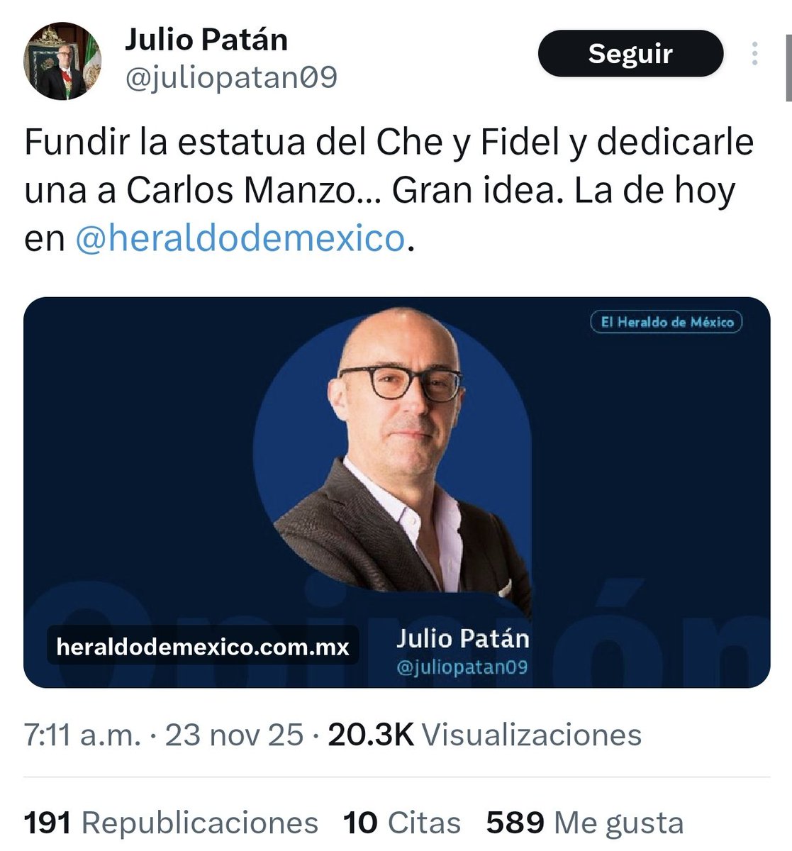 alex_mjm's tweet image. Jajaja hace un mes ni conocían al tal Carlos Manzo. Hoy lo suben a un pedestal. 
Esa necesidad mexa de tener ídolos de barro me da un chingo de cringe.