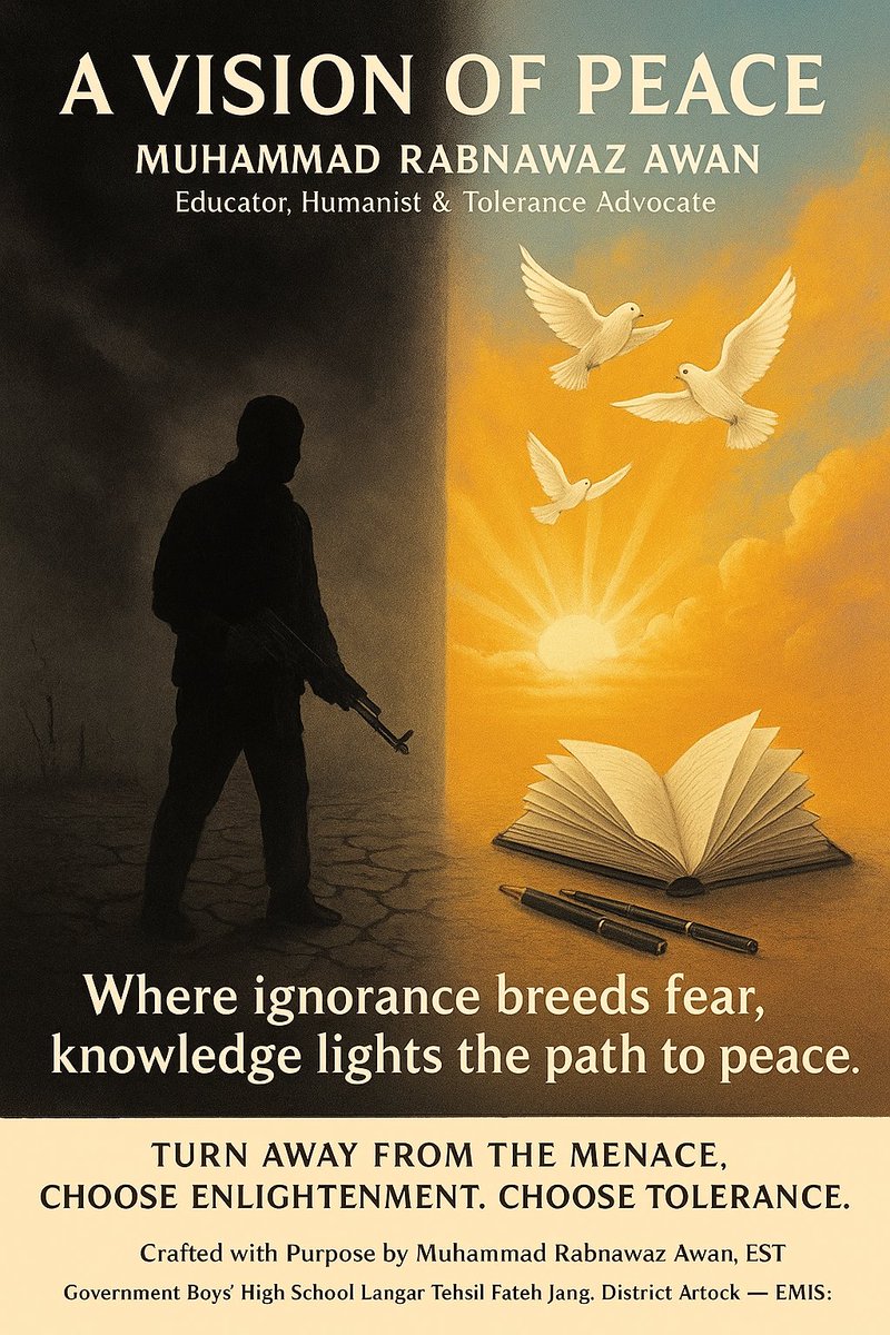 rabnawazminhaj's tweet image. When reason outshines populism, even a single ray of knowledge can defeat a lifetime of fear.
#KnowledgeLiberates #ReasonOverNoise