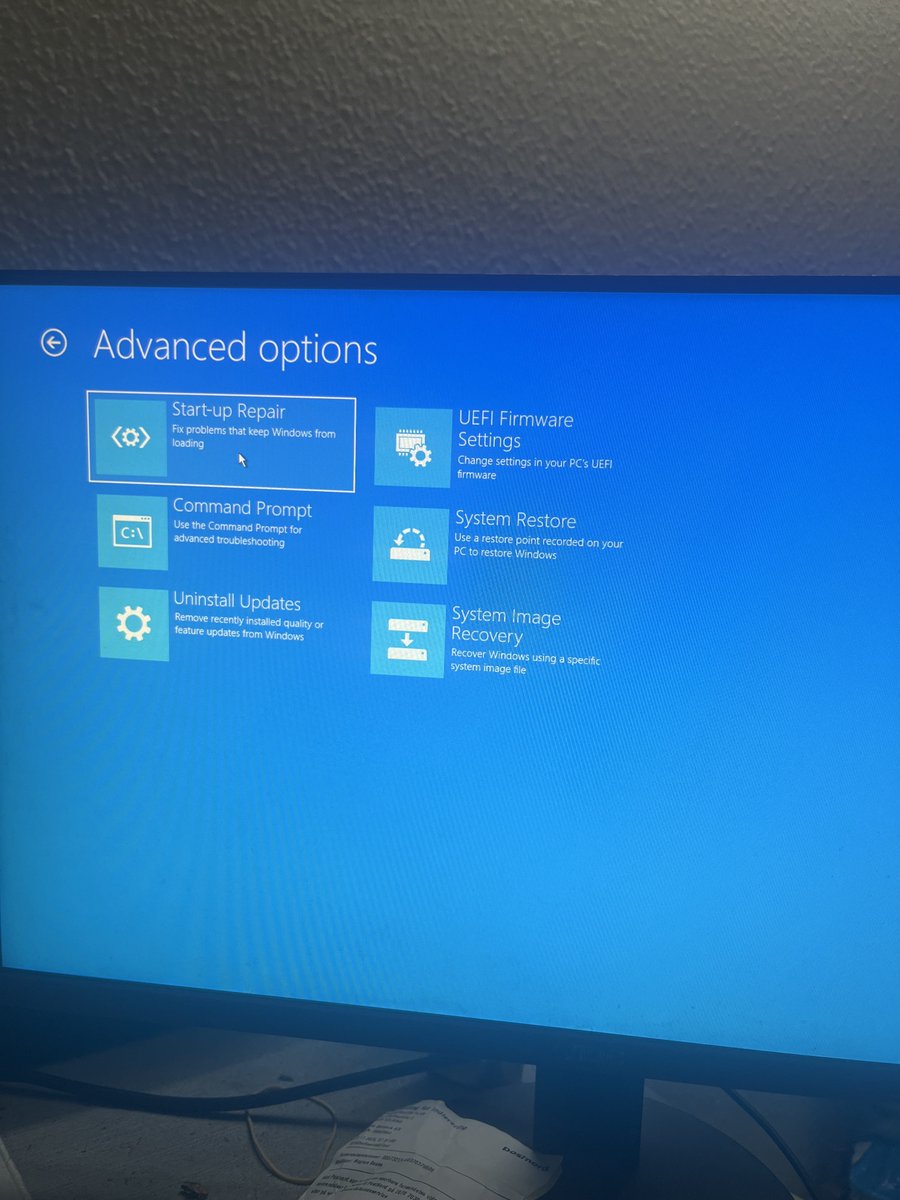 zaazfx's tweet image. I can’t turn my pc on, I keep getting an automatic repair message and it puts me here. Someone pls help