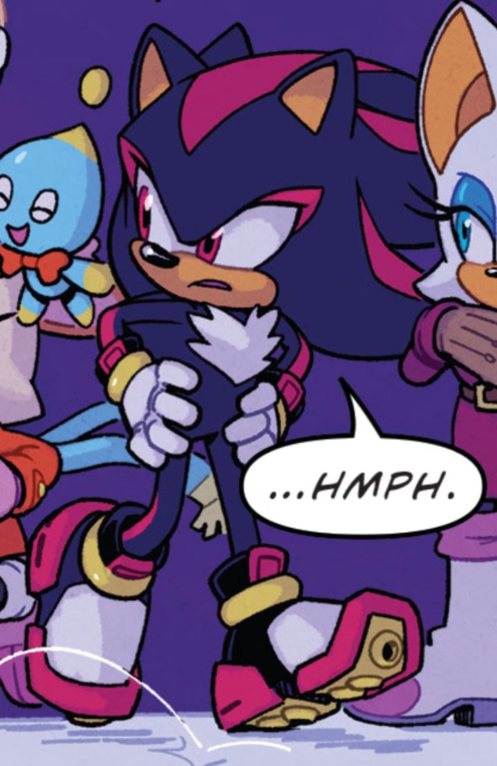 KUshadsthehedge's tweet image. Shadow the Hedgehog, the king of “hmph”