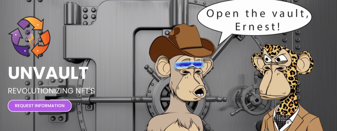 BoredApeGazette's tweet image. &quot;REVOLUTIONIZING NFTS&quot; » @BoredApeYC Members @ernestleedotcom And @AaronHaber Launch @divitverse UnVault, A New System That Lets NFTs Go CrossChain With Ease!

Find out more: theboredapegazette.com/post/revolutio…