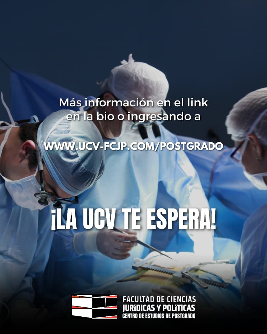 <a href="/Keymer_Avila/">Keymer Ávila</a> <a href="/justiciapitzucv/">Prof. Juan Carlos Apitz B.</a> <a href="/ConstitucionalU/">Constitucional UCV</a> <a href="/Bibliocentro/">Bibliocentroaldia</a> <a href="/gmultijuridica/">Multijurídica</a> <a href="/Universitasf_/">Universitas</a> <a href="/fcjpucv_ve/">fcjpucv</a> <a href="/dirderechoucv/">EscuelaDerechoUCV</a> <a href="/andresraulpaezp/">Andrés Raúl Páez</a> <a href="/leonardoguzman/">Leonardo Guzmán</a> <a href="/derechopenalUEC/">Departamento de Derecho Penal y Criminología UEC</a> <a href="/INACIPE/">INACIPE</a> <a href="/jorgepratsac/">Jorge Prats Abogados & Consultores</a> <a href="/JaumeAntichSole/">Jaume Antich</a> <a href="/tatin17/">Arcadio Martinez</a> <a href="/barsallocarlos/">carlos barsallo</a> <a href="/TAAR_ACADEMIA/">Tulio Alberto Álvarez-Ramos</a> <a href="/Pumajosel/">Jose Gregorio Pumarejo</a> <a href="/PDI_LosRios/">PDI Los Ríos</a> <a href="/Ascension_GT/">Cybersecurity | Compliance | Risk Management</a> <a href="/oderechodigital/">Observatorio Venezolano de Derecho Digital</a> <a href="/AMDTechMx/">Academia Mexicana de Derecho Digital y Tecnológico</a> <a href="/Edulawyer/">Eduardo López-Román 🌐</a> <a href="/CibercrimenE/">CIBERCRIMEN EVENTOS</a> <a href="/joseluistamayo/">José Luis Tamayo Rodríguez</a> Apóyate en la experiencia de la Dra. <a href="/PatteriKathy/">@drakaty_pediatra</a>, profundiza tus conocimientos sobre #ResponsabilidadMédica y #ResponsabilidadSanitaria en este #CursoDeAmpliación. Toda la información aquí: ucv-fcjp.com/inscripcion-cu…
#ResponsabilidadPenal #DerechoPenal #ResponsabilidadCivil #UCV