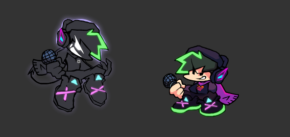 FNFPSIDESdx's tweet photo. Some small artwork I made, I already have the fla Corruption Neo Sould Neo #FNF #neofnf https://t.co/xeKN0NzU66