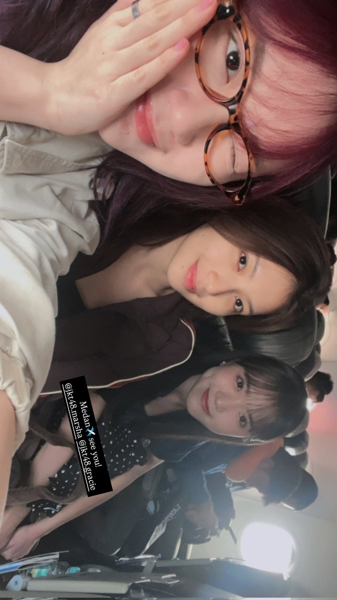 shngrcccc's tweet image. safe flight cici @S_GraciaJKT48 have fun🤍