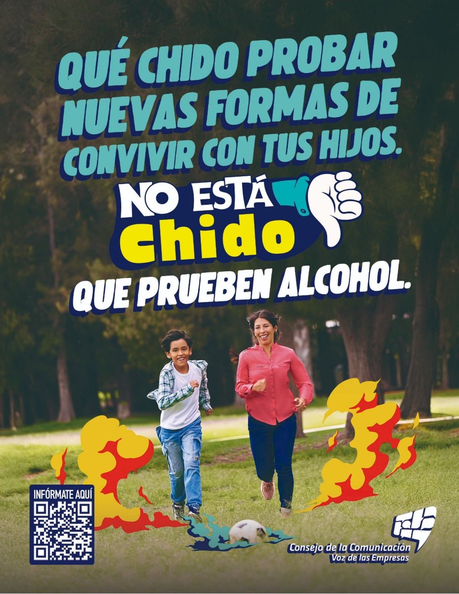 Que chido probar
nuevas formas de
aprender con tus alumnos
No esta 👎🏽 chido
que prueben alcohol
@consejocc #Vozdelasempresas