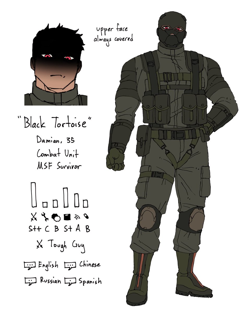 pocketvenom's tweet photo. mgsv oc https://t.co/qRRINSdKn5