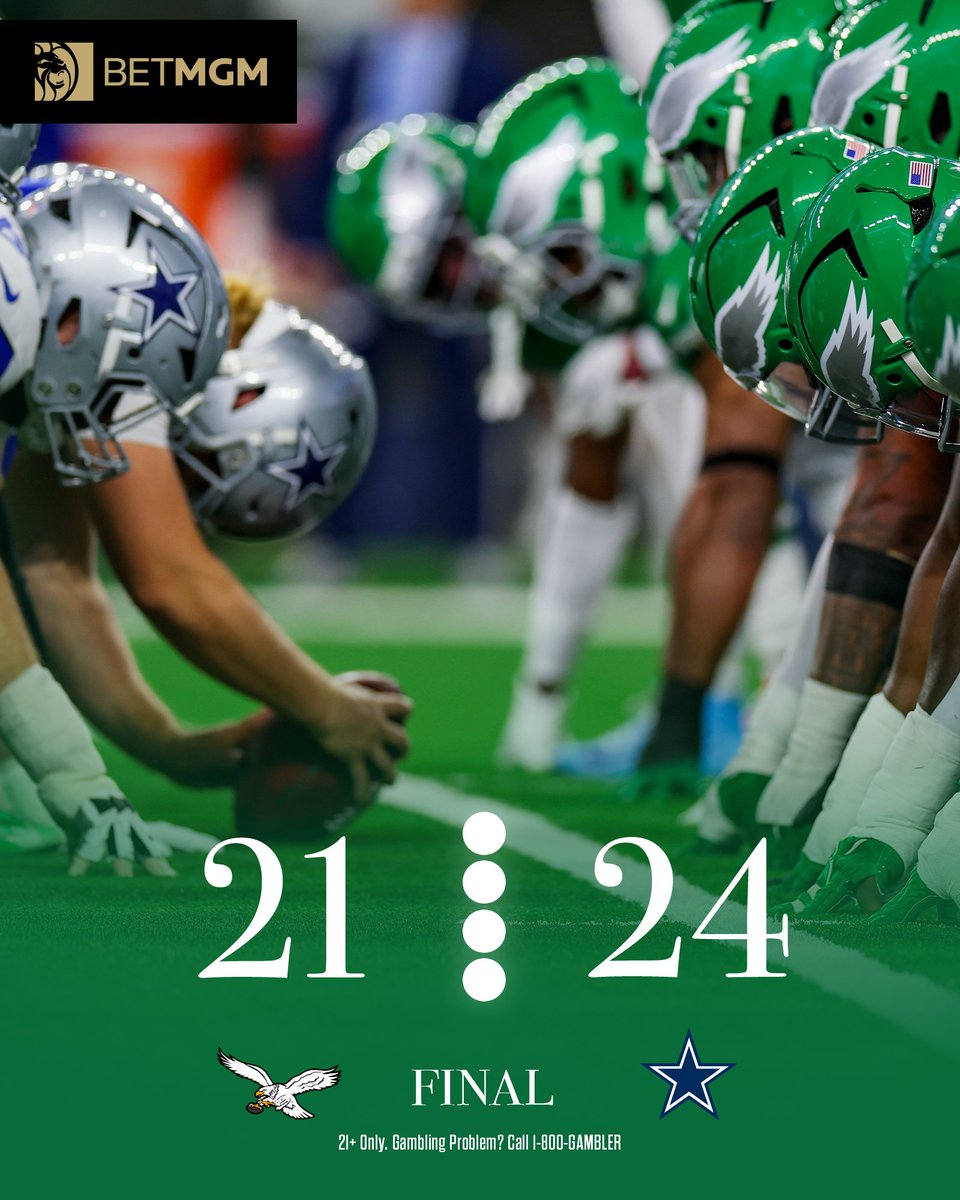 Final. 

@BetMGM | #FlyEaglesFly 