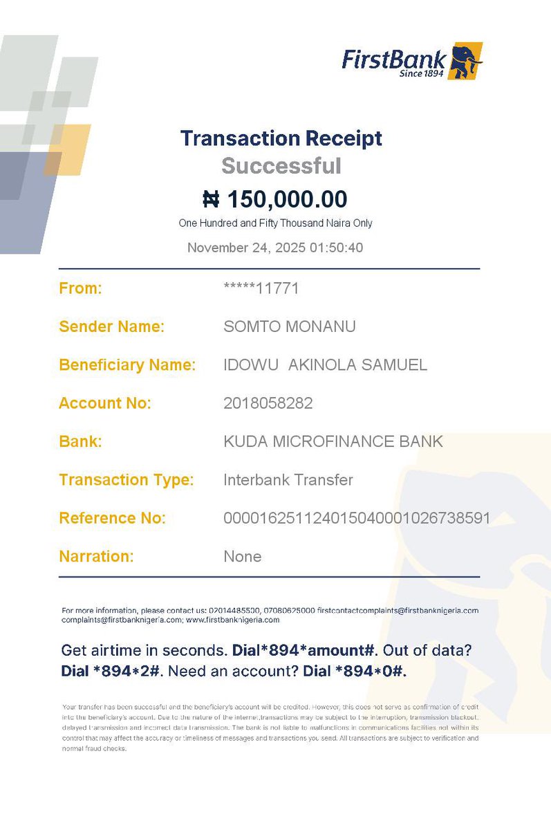 N150k sent