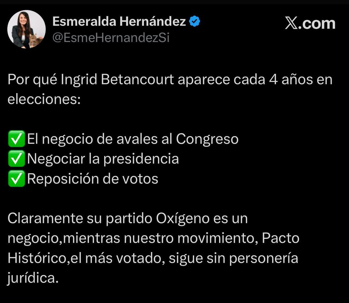 Jlmedina168's tweet image. La senadora @EsmeHernandezSi no lo pudo decir mejor.