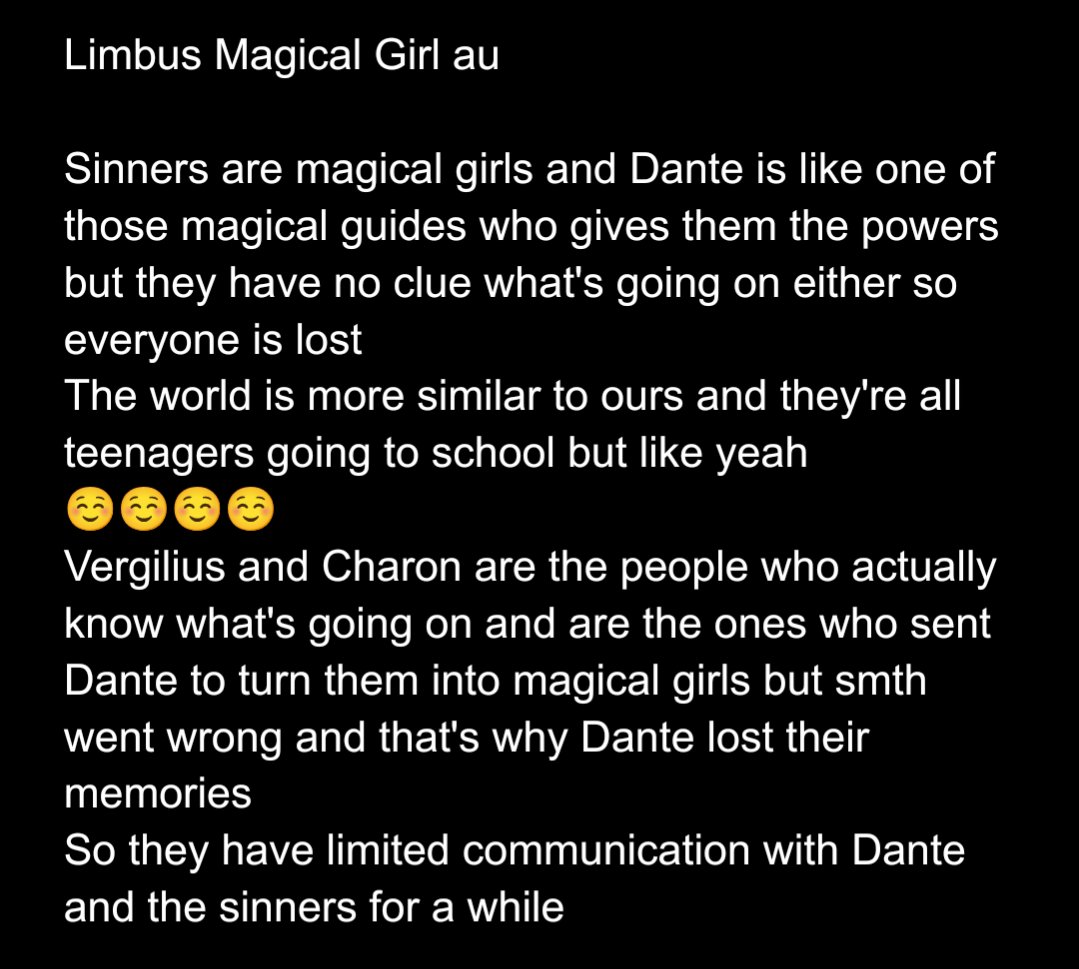 I just really like magical girls idk if I explained this well