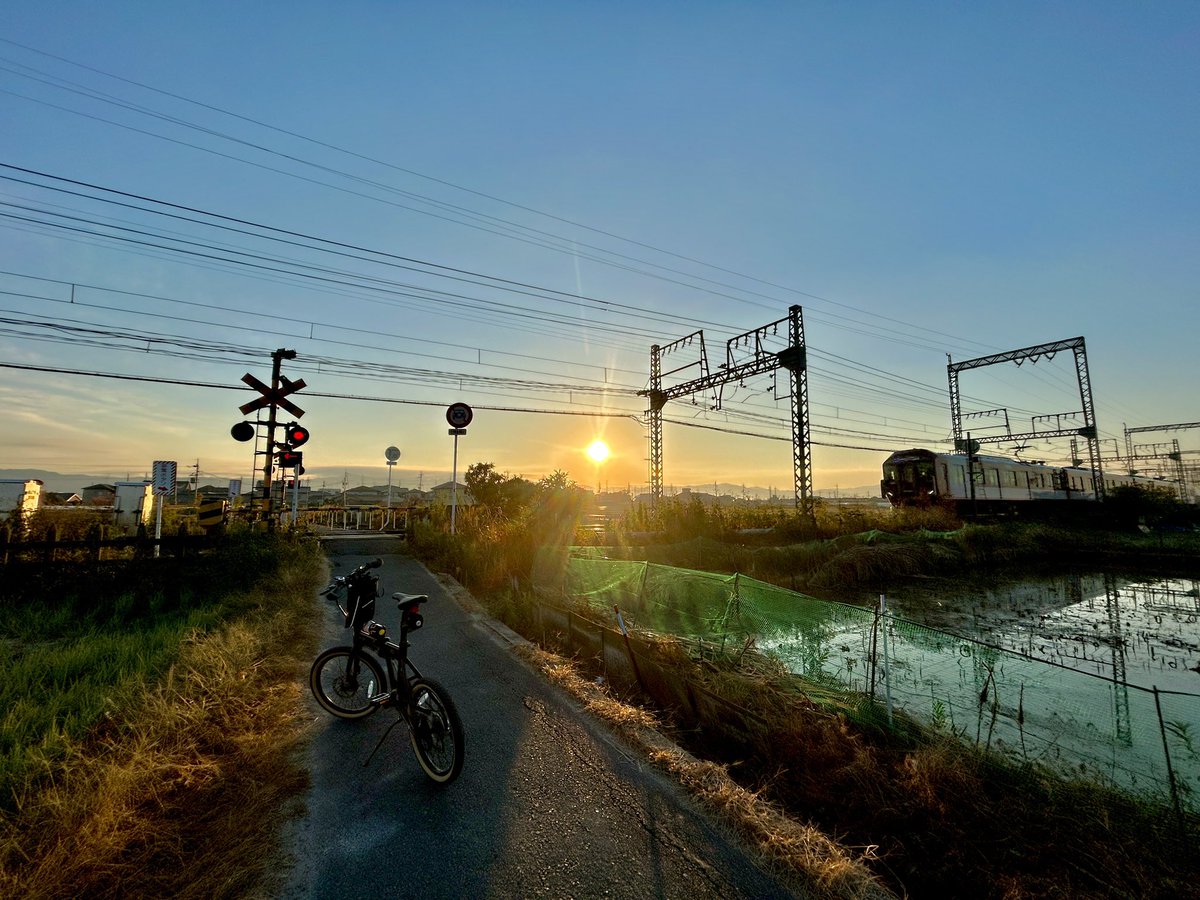 今日も20kmコース！
寒さが朝の静けさを引き立ててますね☀️