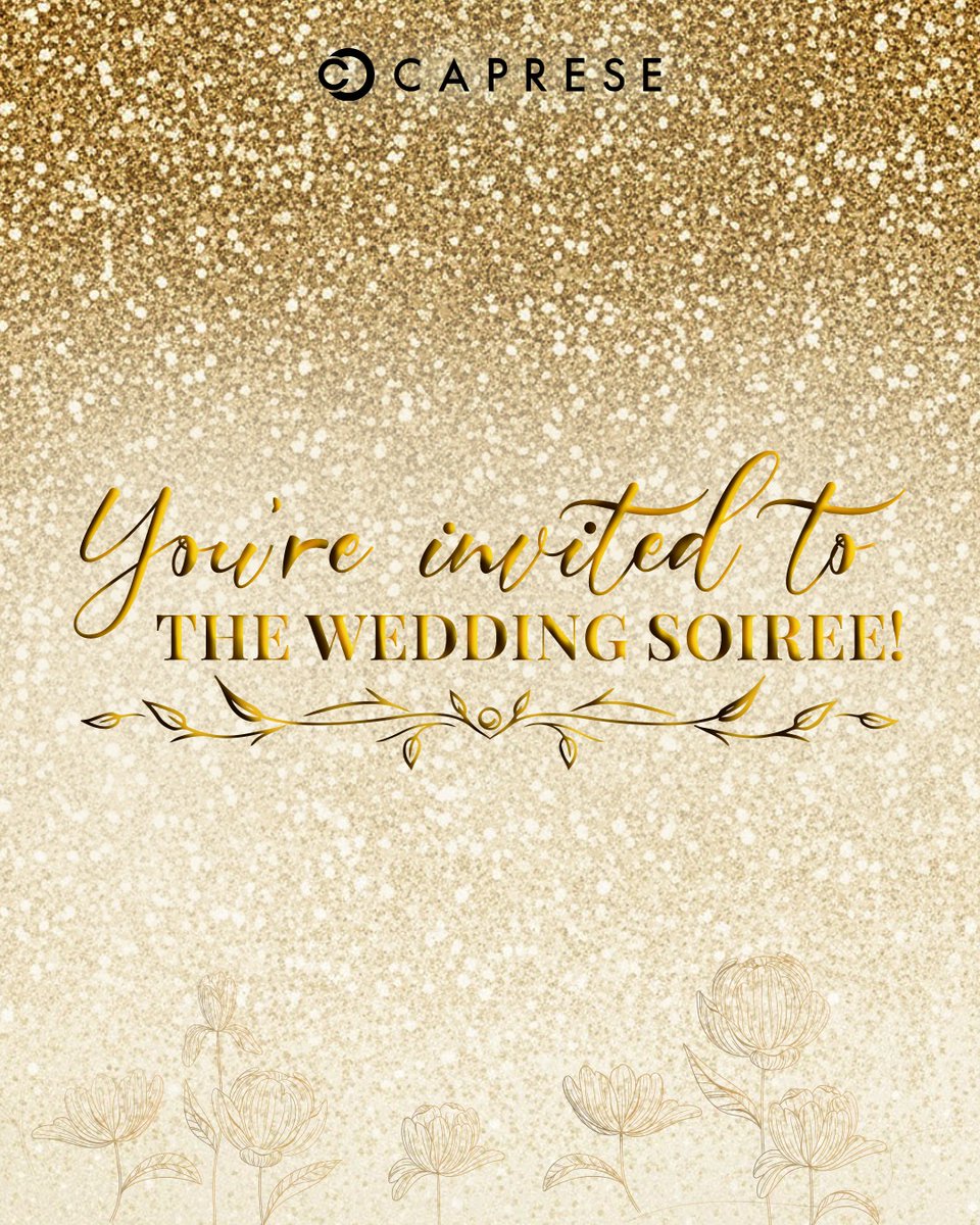 CapreseGirl's tweet image. Here's your invite to the fanciest affair of the town!

#caprese #CapreseHandbags #handbags #StayTuned