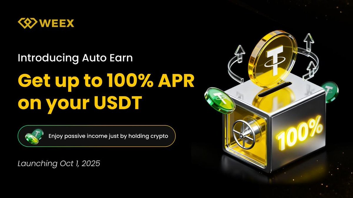 💰Earn while you hold — share your APR screenshot to win from 500 USDT!
⏳ Only 7 days · 50 winners!

How To Join：
1.Join WEEX TG:bit.ly/3Uopwkj +bit.ly/3Spd1DO
2.Send in the group: #Activate Auto Earn +WEEX UID + APR Screenshot

How to join Auto Earn:
1️⃣ Log