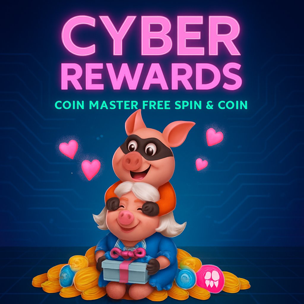 GameRewardsTips's tweet image. ✨ 𝐂𝐲𝐛𝐞𝐫 𝐑𝐞𝐰𝐚𝐫𝐝𝐬 𝐀𝐫𝐞 𝐋𝐢𝐯𝐞! ✨
gamerewardstips.com/?g=cm
Get Coin Master Free Spins &amp;amp; Coins during Cyber Week!
#CyberRewards #CoinMaster #FreeSpins #FreeCoins #CoinMasterRewards #CyberWeekDeals #SpinAndWin #DailyRewards #CyberWeek2025 #GameRewards #gamerewarstips