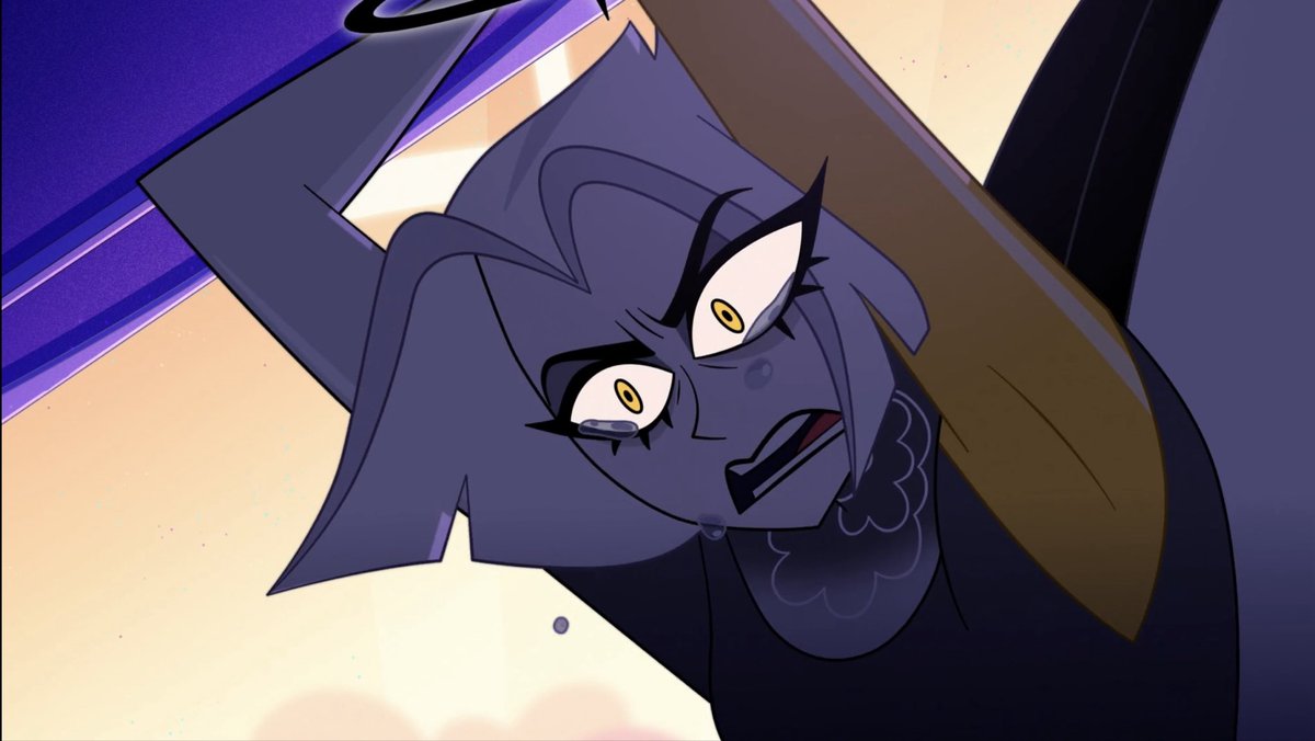 EveHellverse's tweet photo. I don’t know about you guys but I LOVE whenever hellverse villains breakdown and lose their sanity a bit https://t.co/0RaLVcfp8N