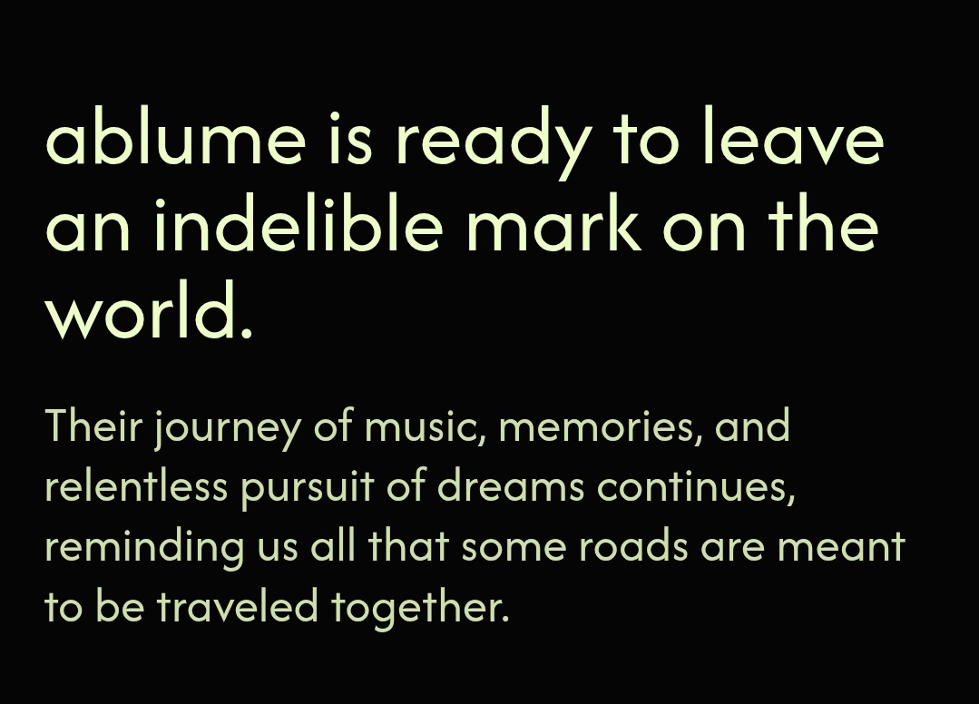 vbs_3jeong's tweet photo. ablume's official website just got updated...

Hmmm... I never seen this quote before.. and also, is this a hint? https://t.co/YVb5gVrdZJ