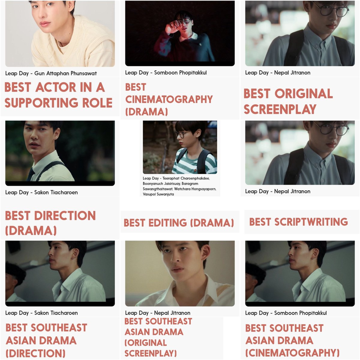 OGFORX's tweet image. น้องกันได้ไปอินโดแล้ว แก๊ง29 เข้าชิง 9 รางวัล ขอให้ได้รางวัลกลับมาเยอะๆเลยนะ 🥹 แม่ดีใจ ฮืออออ
#30thAsianTelevisionAwards
#กันอรรถพันธ์ #GunAtthaphan
#LeapDaySeries