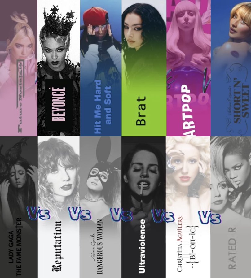 EternalXshine's tweet image. which album had the best aesthetics and era?