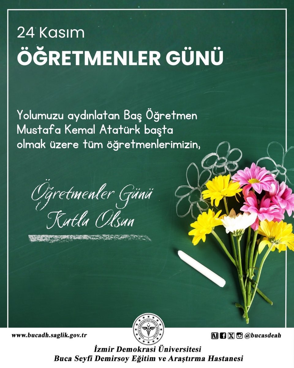 Yolumuzu aydınlatan baş öğretmen Mustafa Kemal Atatürk başta olmak üzere tüm öğretmenlerimizin, Öğretmenler Günü Kutlu Olsun...

#başöğretmenmustafakemalatatürk #öğretmenim #bucaseyfidemirsoyeah