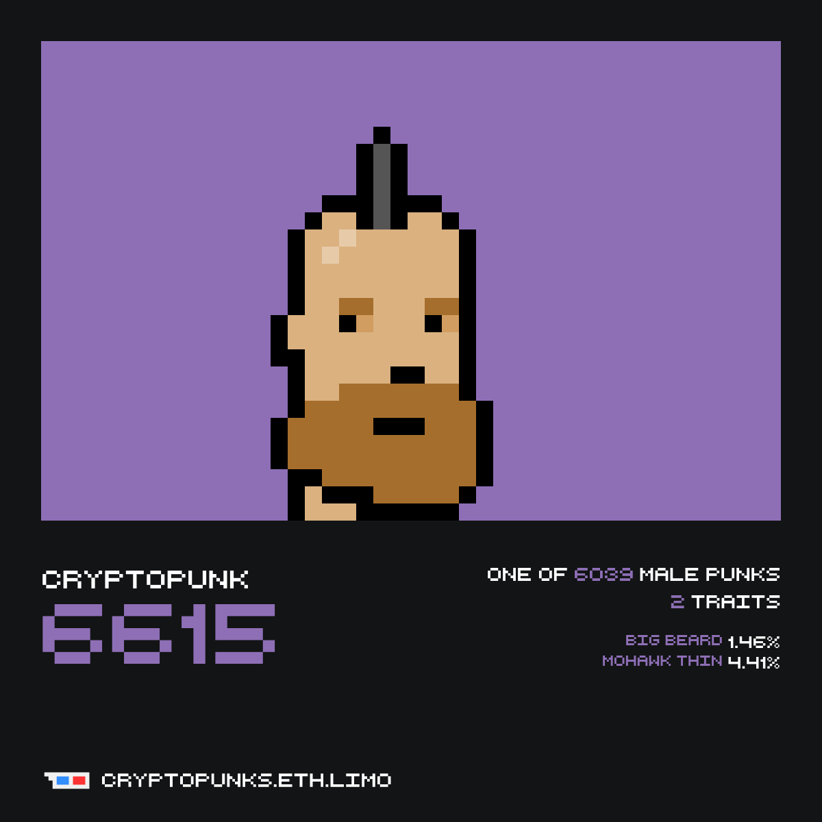 🚨 CryptoPunk #6615 received a bid for Ξ33.000 ($94,673) on the CryptoPunks marketplace

from: 0x468...7bf01

Punk profile: cryptopunks.eth.limo/details/6615
Etherscan: etherscan.io/tx/0x3a38daec5…

$CIG: 100K CIG ($90) claimed by 0x071...c3bc0 (2021-12-28)