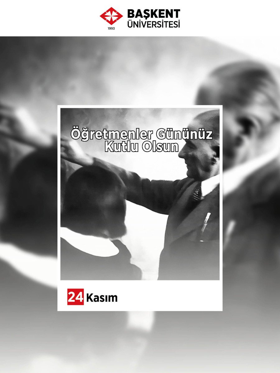 Başkent Üniversitesi ailesi olarak, Başöğretmenimiz Mustafa Kemal Atatürk’ün açtığı yolda, aydın nesiller yetiştiren öğretmenlerimizin ve tüm eğitim emekçilerinin öğretmenler gününü kutlarız.
.
.
.
#başkentüniversitesi