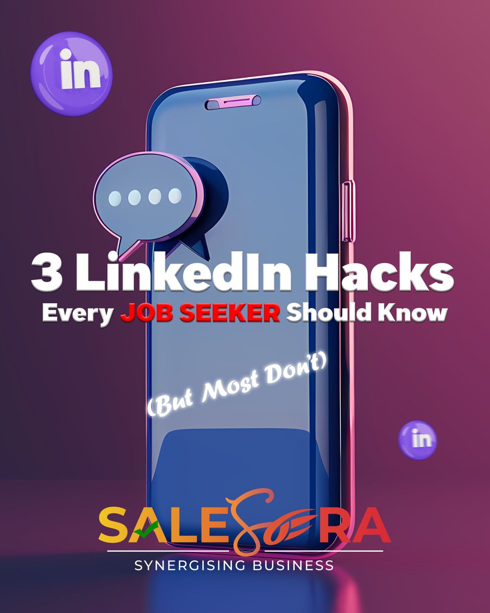 SMSalesEra's tweet image. Your next hire is a click away... but you&apos;re looking in the wrong place! 🔍

These LinkedIn hacks unlock a hidden talent pool of passive candidates! 🤫

👉 salesera.net
📧 Email: info@salesera.net

#LinkedInHacks #HiringTips #TalentAcquisition #Outsourcing