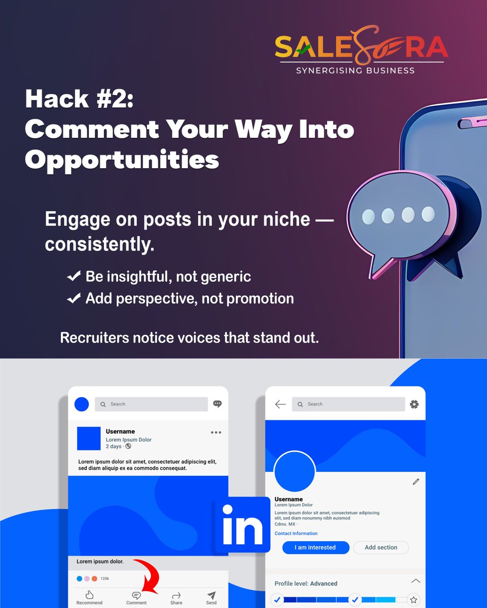 SMSalesEra's tweet image. Your next hire is a click away... but you&apos;re looking in the wrong place! 🔍

These LinkedIn hacks unlock a hidden talent pool of passive candidates! 🤫

👉 salesera.net
📧 Email: info@salesera.net

#LinkedInHacks #HiringTips #TalentAcquisition #Outsourcing