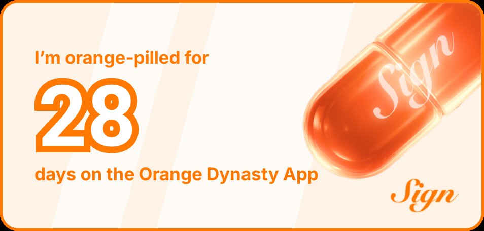 Rudut_'s tweet photo. I've been Orange-Pilled and Seeing Signs for 28 days 👀🧡🐉.Join the app and be a better version of yourself!
https://t.co/7WxVR9RR2a https://t.co/gJrW3aB2eD