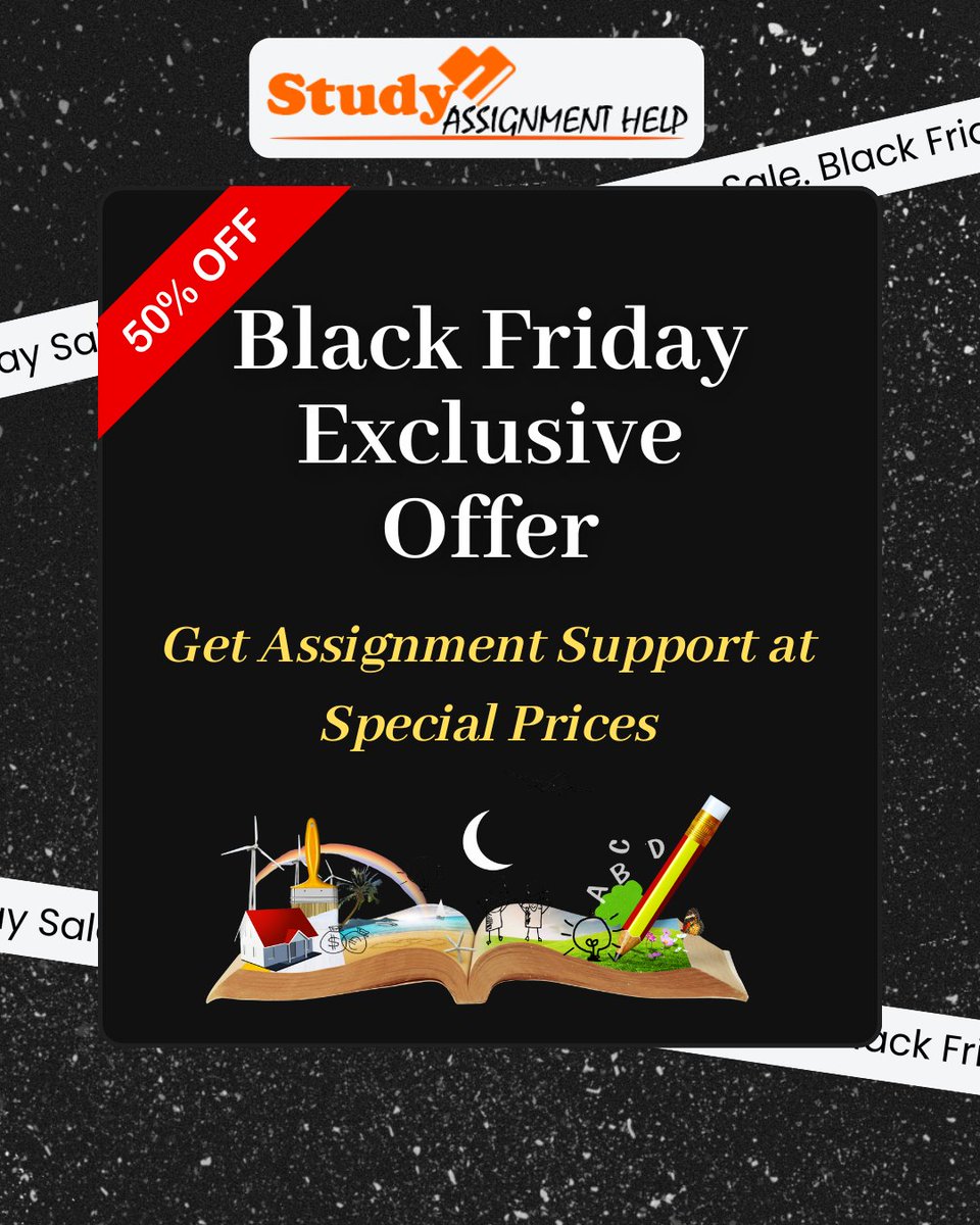 studyhelp_uk's tweet image. Limited-time Black Friday offer! Affordable assignments help to boost your academic success.
DM us or click the link!
Visit- tinyurl.com/bdh53ek4

#blackfridaydeals #assignmenthelp #studyassignmenthelp #trending #studyhelp #studentsupport #writingservice #universitystudent