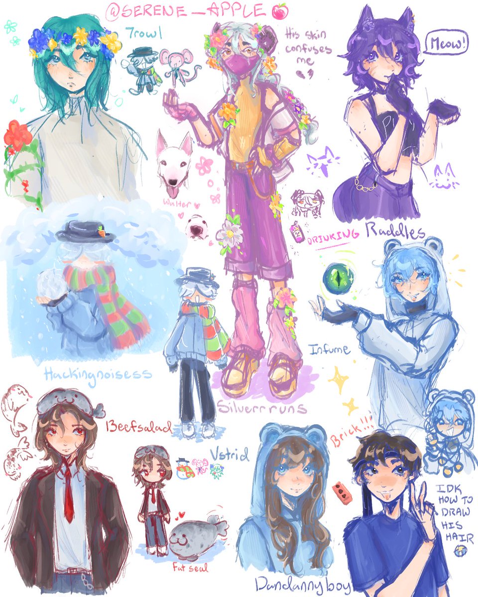 SERENE__APPLE's tweet image. drew some mcsr runners whose designs i like :3c #mcsr #mcsrfanart