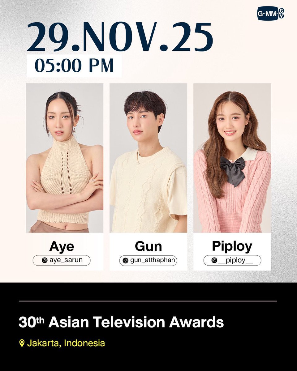 gunshineday's tweet image. ตารางงานน้องกัน😍‼️
#30thAsianTelevisionAwards 🏆

🗓️ : 29 NOV 2025 
⏰ : 5 PM 
📍 : Jakarta, Indonesia 

น้องกันไปงานรับรางวัลครับ อุนแม่มาส่งกำลังใจให้น้องกันเยอะๆนะคะ🥰💚👏🏻

@AtthaphanP 
#กันอรรถพันธ์ 
#GunAtthaphan