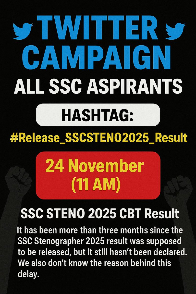 stenoveer's tweet photo. “It has been more than three months since the SSC Stenographer 2025 result was supposed to be released, but it still hasn’t been declared. We also don’t know the reason behind this delay.” 

#Release_SSCSTENO2025_Result 
#Jago_SSC_Jago 
@abhinaymaths @DoPTGoI @SSC_GoI @RbeJain https://t.co/3vT8u3nn6r