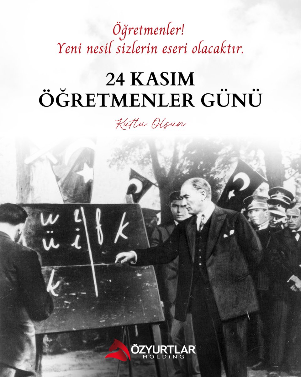 ✨ Geleceği şekillendiren en değerli güç; bilgiyi sevgiyle harmanlayan öğretmenlerdir.

Emek veren, özen gösteren tüm öğretmenlerimizin 24 Kasım Öğretmenler Günü kutlu olsun.

#ÖzyurtlarHolding #ÖğretmenlerGünü