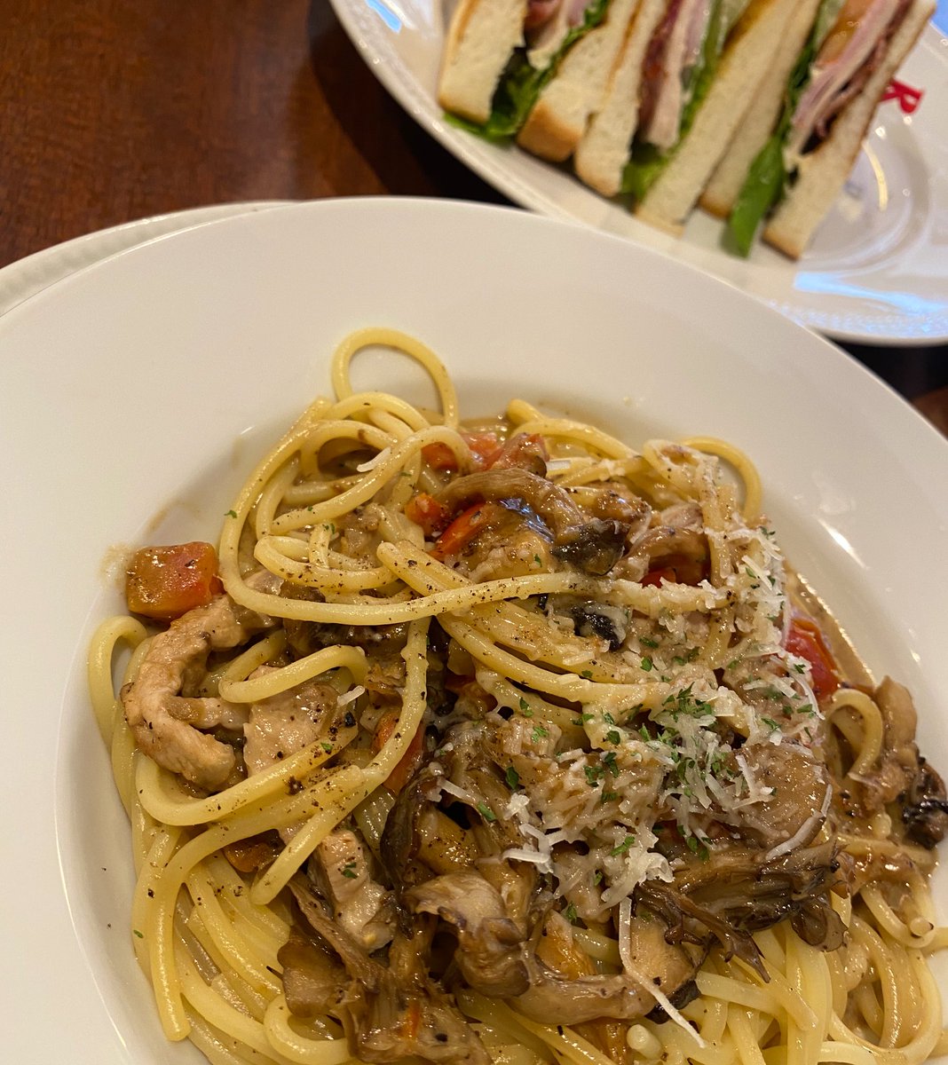 ポルチーニ大好き♡
パスタ、ちょーーーー久しぶりに食べたな。