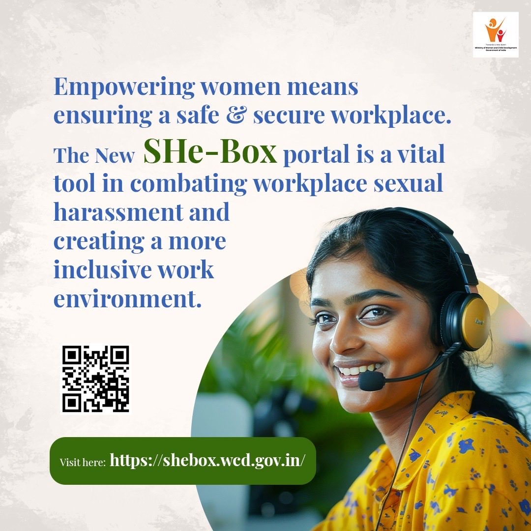 IncomeTaxNWR's tweet image. The Income Tax Department, Chandigarh is committed to fostering a safe, respectful and inclusive workplace for all women employees. 1/2
@PIBChandigarh 

#SHeBox #WomenEmpowerment #SafeWorkplace